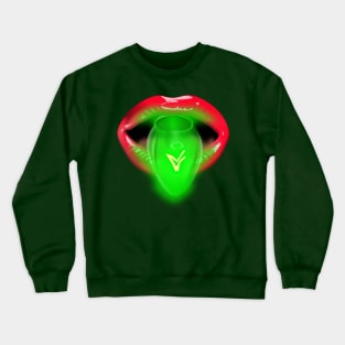 Green Christmas Light Crewneck Sweatshirt